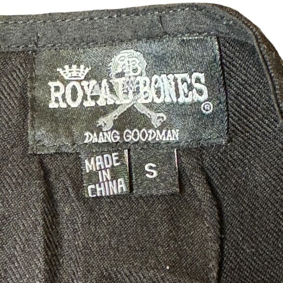 Royal Bones Pleated Mall Goth Mini Skirt Size Small - Picture 5 of 5